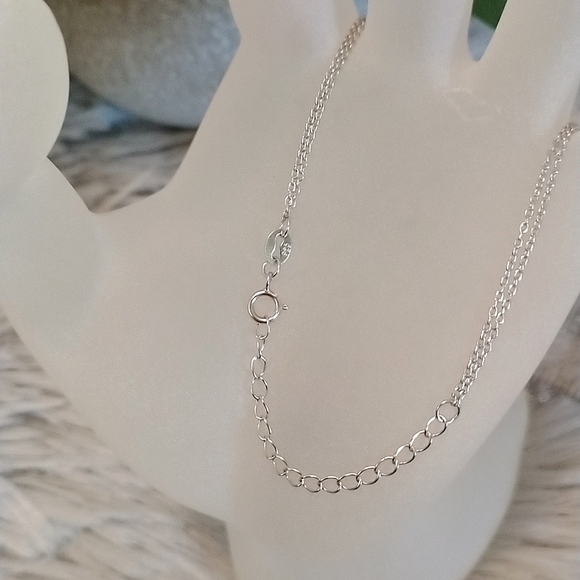 2/$30💕 BNWT Charmed Aroma Adjustable Sterling Silver Necklace - Picture 4 of 6